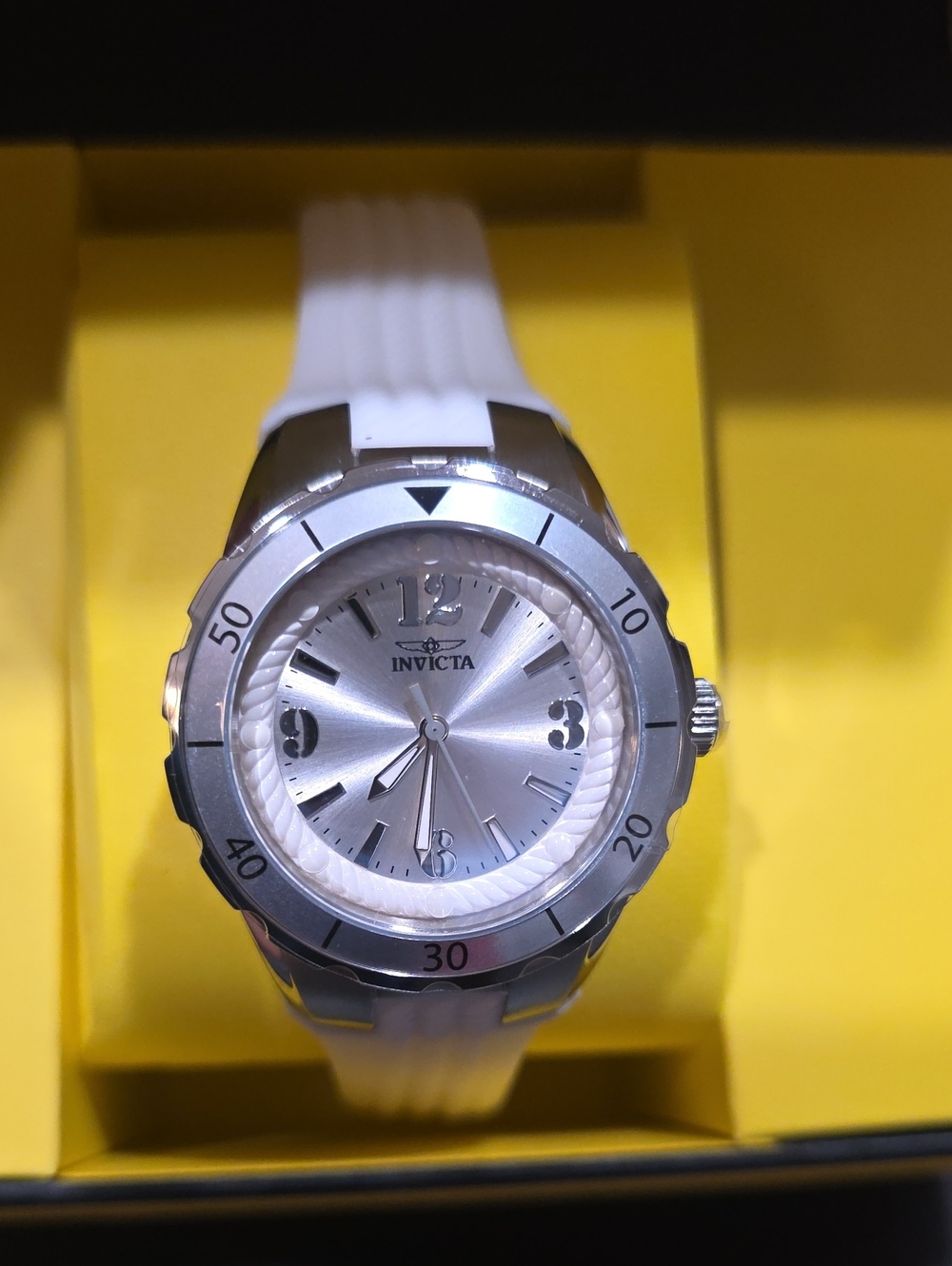 702.  Invicta Angel Halo Women's Watch - 38mm. White (17479)